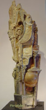 Sculpture intitulée "peristyle" par Catherine Potron, Œuvre d'art originale