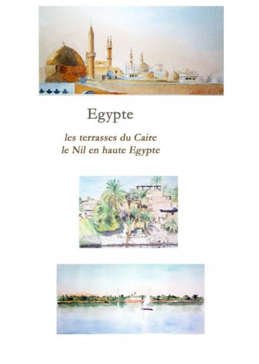 Painting titled "Egypte_1_GAL.jpg" by Catherine Rossi, Original Artwork