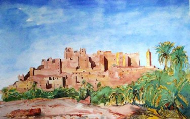 Painting titled "Aït Ben Addou" by Catherine Rossi, Original Artwork