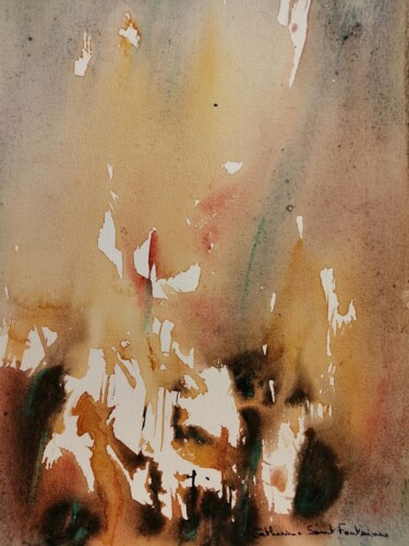 Картина под названием "le magicien" - Catherine Saint Fontaine, Подлинное произведение искусства, Акварель