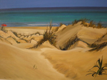 Painting titled "DUNES" by Catherine Wernette, Original Artwork