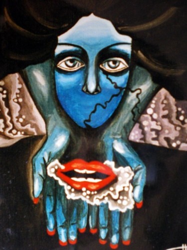 Painting titled "LA MUETTE" by Catherine Wernette, Original Artwork