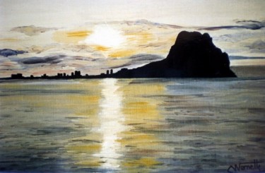 Painting titled "PENON DE IFACH" by Catherine Wernette, Original Artwork