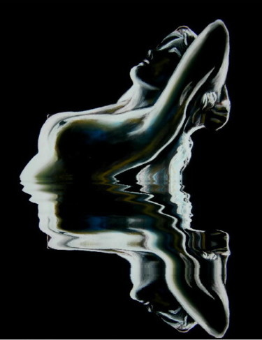 Digital Arts titled "REFLET" by Catherine Wernette, Original Artwork, Digital Painting