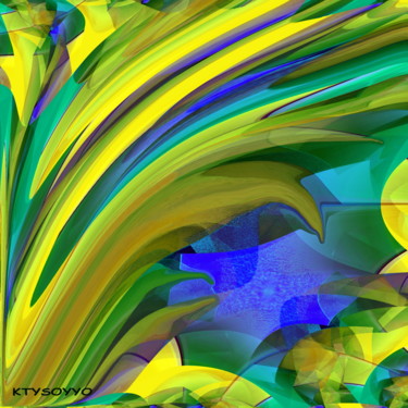 Digital Arts titled "PRINTEMPS" by Catherine Wernette, Original Artwork