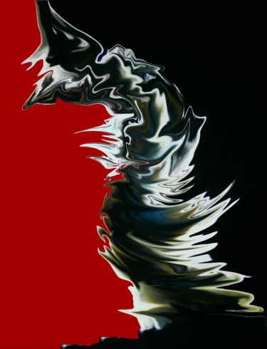Digitale Kunst mit dem Titel "BRONZE" von Catherine Wernette, Original-Kunstwerk, Digitale Malerei