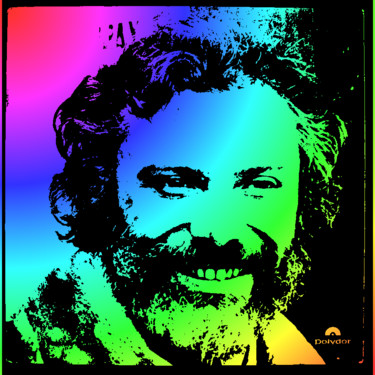 Digital Arts titled "GEORGES MOUSTAKI (v…" by Catherine Wernette, Original Artwork, Digital Painting