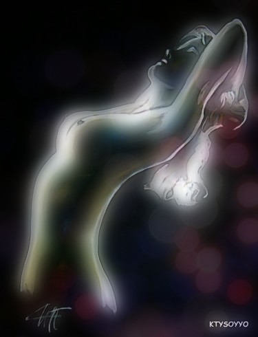 Digital Arts titled "AU FEMININ" by Catherine Wernette, Original Artwork, Digital Painting