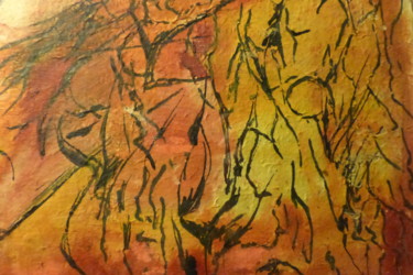 Peinture intitulée "Figures imposées 2" par Cathlal, Œuvre d'art originale