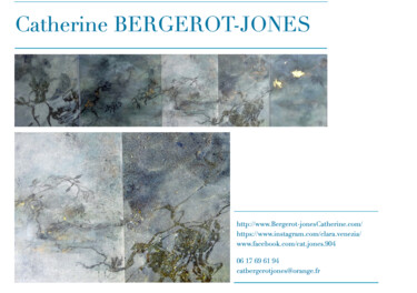 Картина под названием "PORTFOLIO" - Bergerot-Jones Catherine, Подлинное произведение искусства, Акварель