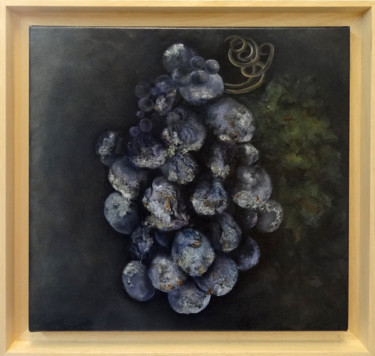 Peinture intitulée "raisin-3.jpg" par Bergerot-Jones Catherine, Œuvre d'art originale, Huile