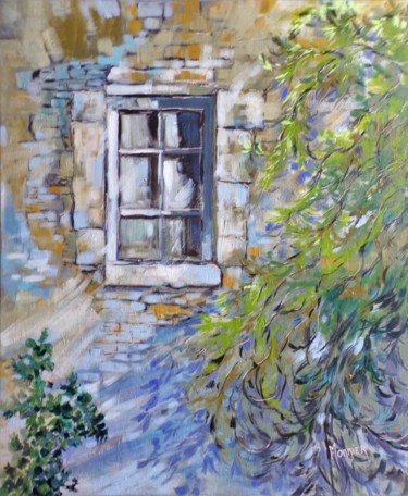 Fenêtre ancienne Peinture intitulée "Fenêtre ancienne" par Cathy Monnier, Œuvre d'art originale, Acrylique