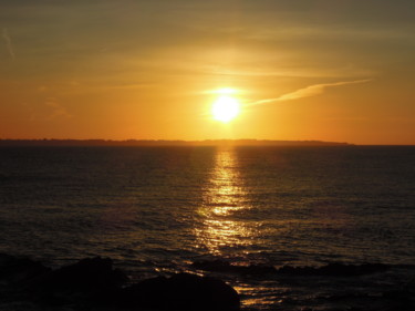 Photographie intitulée "COUCHER de SOLEIL" par Cathou-Bazec, Œuvre d'art originale