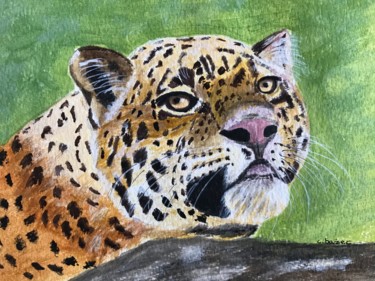 Peinture intitulée "TIGRE" par Cathou-Bazec, Œuvre d'art originale, Acrylique