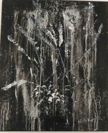 Painting titled "Les épis de blé" by Cathy Dapvril (CDL), Original Artwork, Acrylic