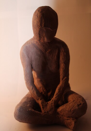 Скульптура под названием "non identifiée" - Cathy Dapvril (CDL), Подлинное произведение искусства, Терракота