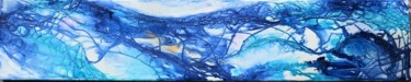Painting titled "Filets" by Catherine Delclaux, Original Artwork, Acrylic