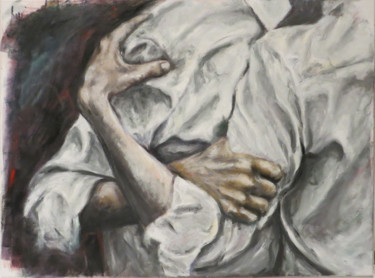 Peinture intitulée "Passion" par Cathy Lebret, Œuvre d'art originale, Huile