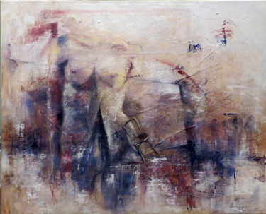 Painting titled "Génération" by Cathy Lebret, Original Artwork, Oil