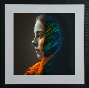 Digitale Kunst mit dem Titel "NATUR'ELLE" von Cathy Massoulle (SUNY), Original-Kunstwerk, KI-generiertes Bild