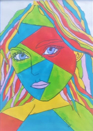 Malerei mit dem Titel "COLOR" von Cathy Massoulle (SUNY), Original-Kunstwerk, Acryl
