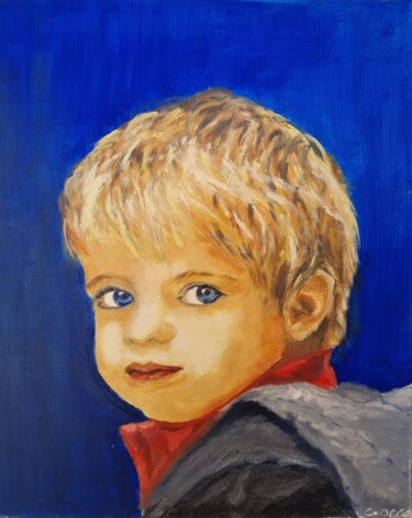 Painting titled "Enfance du monde :R…" by Cathy Occo, Original Artwork, Oil