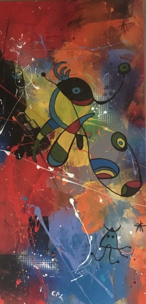 Peinture intitulée "Bird life" par Cathy Pantigny, Œuvre d'art originale, Acrylique