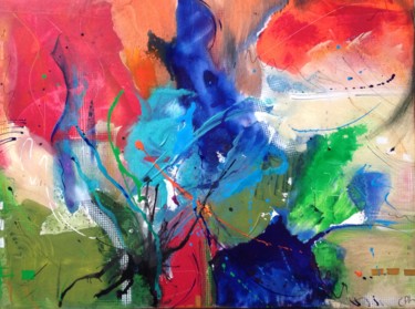 Painting titled "image.jpg.  Passion" by Cathy Pantigny, Original Artwork
