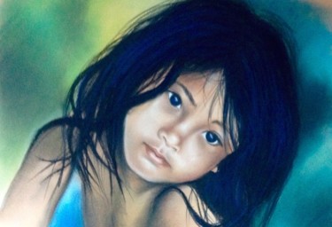 Drawing titled "mowgli" by Cathy, Original Artwork