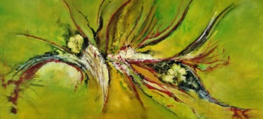 Peinture intitulée "Anges de vie" par Cathya, Œuvre d'art originale, Acrylique Monté sur Châssis en bois