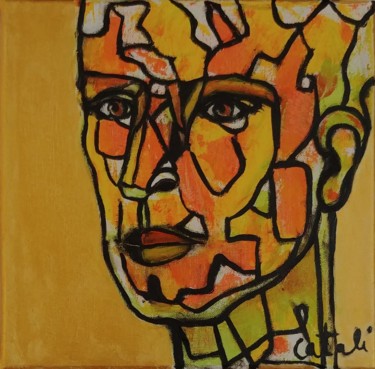 Malerei mit dem Titel "Ara Ara" von Catali, Original-Kunstwerk, Acryl