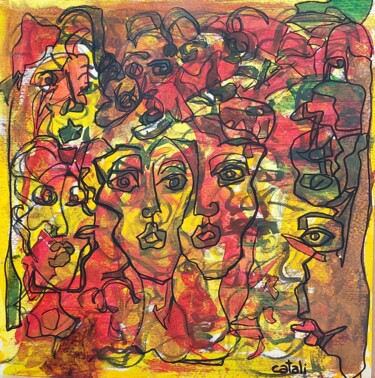 Pintura titulada "nuits brésiliennes" por Catali, Obra de arte original, Tinta