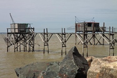 Photography titled "carrelets  (Yves) e…" by Catherine Langlais, Original Artwork