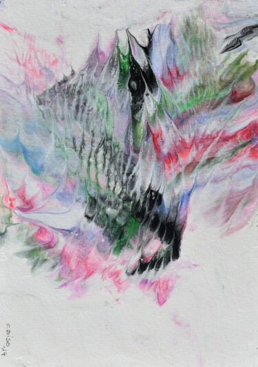 Pittura intitolato "ali di farfalla" da Catia Biso, Opera d'arte originale, Acrilico