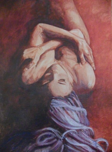 Painting titled "Woman" by Catia Biso, Original Artwork