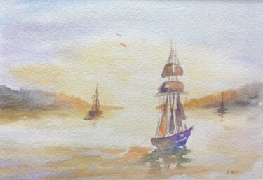 Painting titled "Marina" by Catia Biso, Original Artwork