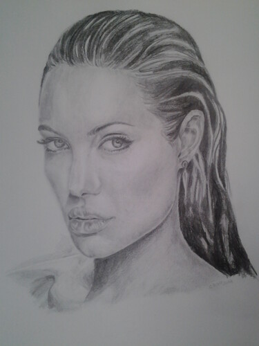 Malarstwo zatytułowany „Angelina.” autorstwa Catia Biso, Oryginalna praca, Pastel