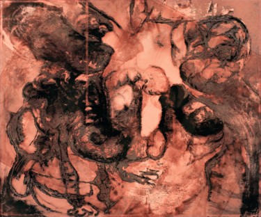 Digitale Kunst getiteld "Il matrimonio bianc…" door Catia Battenti, Origineel Kunstwerk, Digitaal Schilderwerk