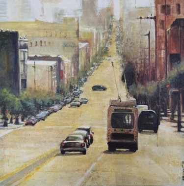 Peinture intitulée "16b-San-Francisco -…" par Catjac, Œuvre d'art originale, Acrylique