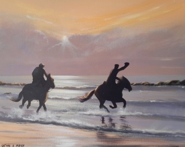 The race Painting titled "The race" by Cathal O Malley, Original Artwork, Acrylic