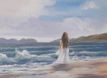 Картина под названием "Inch beach kerry" - Cathal O Malley, Подли...