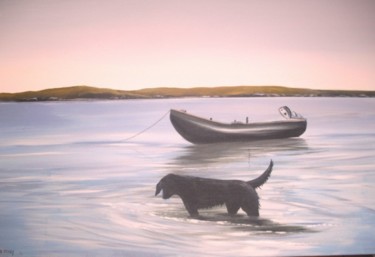 Painting titled "water fun" by Cathal O Malley, Original Artwork