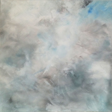 Painting titled "Atmosphères" by Catnplasticienne, Original Artwork, Acrylic