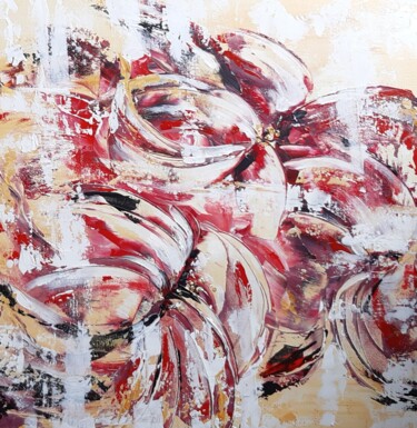 Peinture intitulée "Turbulence" par Catherine Cabé (CAT.), Œuvre d'art originale, Acrylique