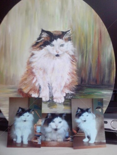 Peinture intitulée "POUPOUNE" par Catherine Cabé (CAT.), Œuvre d'art originale