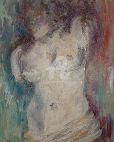 Peinture intitulée "SERIE ANTIQUE .ELLE…" par Catherine Cabé (CAT.), Œuvre d'art originale, Huile