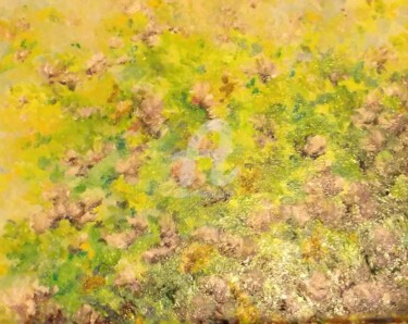 Peinture intitulée "Envie de printemps" par Catherine Cabé (CAT.), Œuvre d'art originale, Huile
