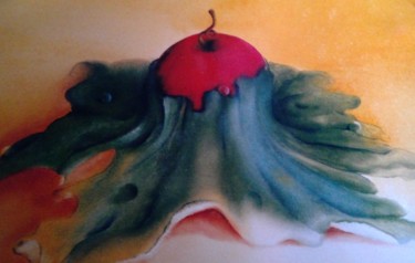 Peinture intitulée "Enrobée" par Capucine, Œuvre d'art originale, Huile