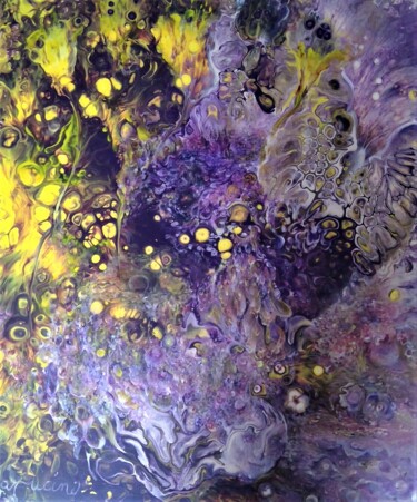 Pintura titulada "Le papillon de Mari…" por Capucine, Obra de arte original, Acrílico Montado en Bastidor de camilla de made…