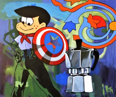 Artisanat intitulée "Captain Matojo's Mo…" par Cauri Gallery Cuban Art, Œuvre d'art originale